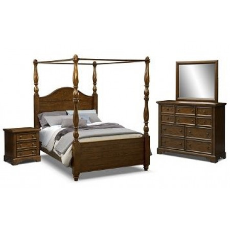 Carlyle Rustic : Giường Ngủ Châu Âu , King Size